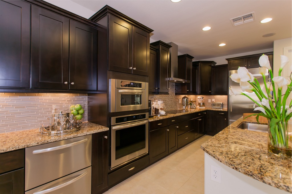 A modern kitchen is seen. Beyond Build & Power offers Kitchen Remodeling in St. Petersburg FL.